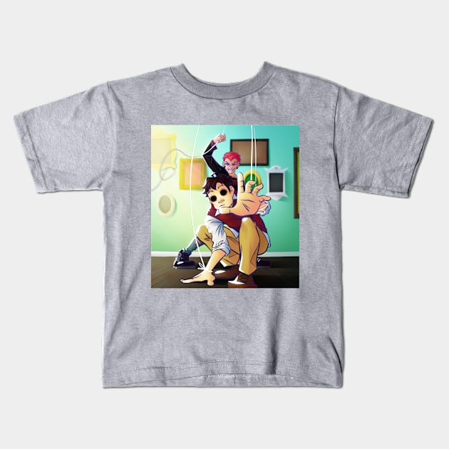 The Puppet Master Kids T-Shirt by AyliHarris